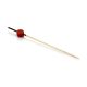 Japanese Bamboo Pick Black and Red 4.5 inch