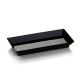 Rectangle Modern Plate Black 5 inch